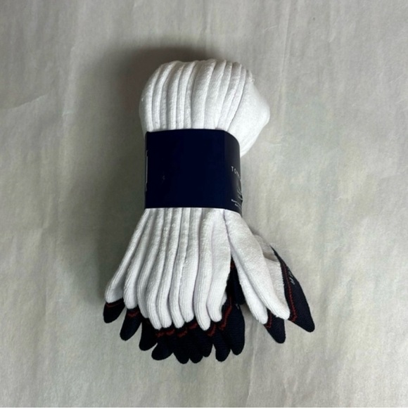 New Tommy Hilfiger Socks Women’s 6 Pair White Cushion Quarter Cut Casual Active - Picture 3 of 13